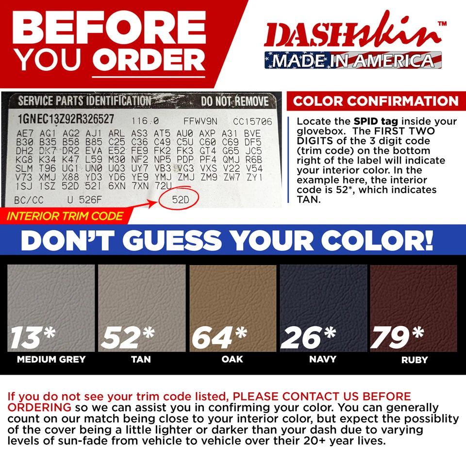 DashSkin Molded Dash Cover for 1995-1996 GM Trucks w/Pass Cupholder in Grey - Image 2 of 4