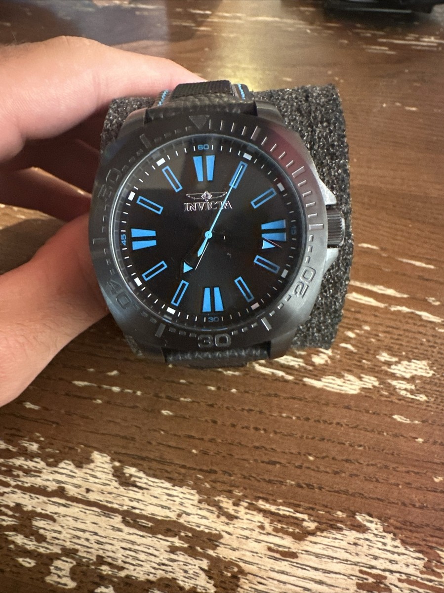 Invicta Speedway Men's Watch - 46mm, Black and Blue 46313 NEW | eBay