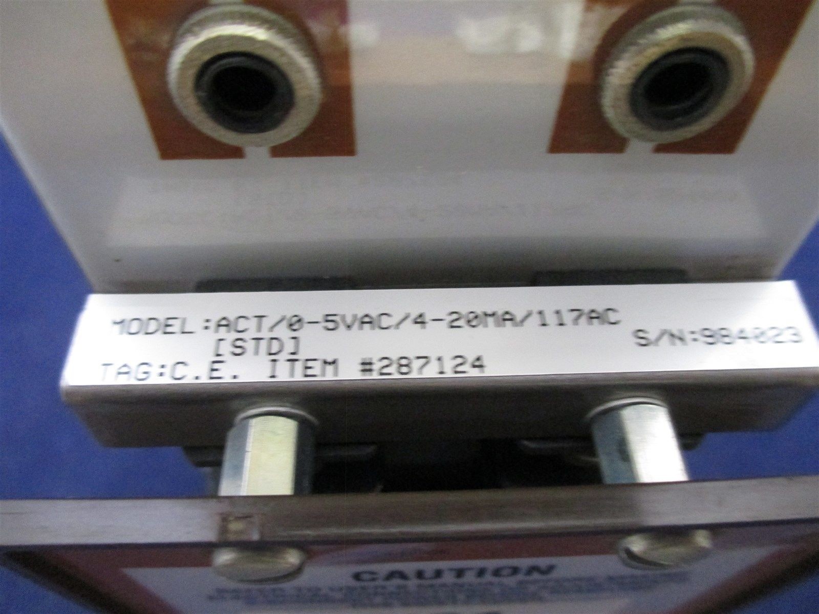 Moore Industries ACT/0-5VAC/4-20MA/117AC AC Current Transmitter
