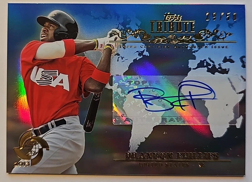 2013 TOPPS TRIBUTE WBC 12 Card Lot - Base Auto & Patch  Maeda Arencibia Phillips - Image 3 of 4