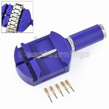 Bracelet Wrist Watch Band Adjuster Repair Tool Set Link Strap Remover 5 Pins F