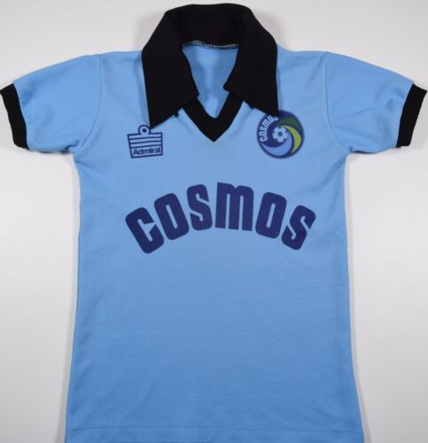 1980-1981 NEW YORK COSMOS ADMIRAL AWAY FOOTBALL SHIRT (SIZE Y) - Picture 1 of 4