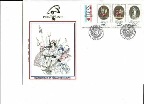 Timbres premier jour français de 1986 à 1990