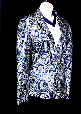 NEW $3500.00 GIORGIO ARMANI MADE IN ITALY MULTI COLOR BLAZER SZ 42 