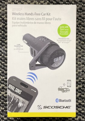 Scosche Wireless Hands-Free Bluetooth FM Transmitter | eBay