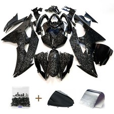 Forged Carbon Fiber Fairing Kit For Yamaha YZF R6 2008-2016  Black Painted Frame