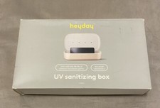 Heyday UV Sanitizing Box UVC-LED for Small Electronics w/LED/Sound - Stone White
