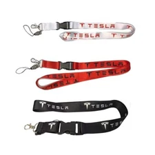 Tesla Lanyard Keyring keychain ID Key Card Holder Phone Strap