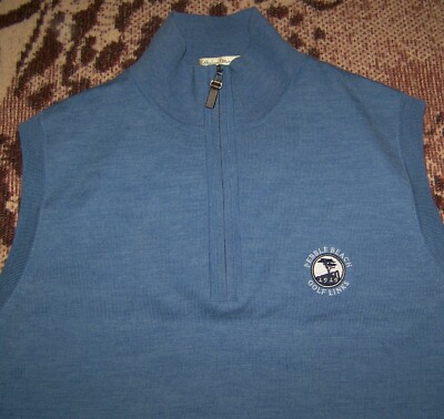 Zip Pullover Lined Sweater Vest 