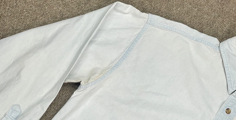 Camisa Looney Tunes Classic Wear vintage de manga larga con botones para hombre talla grande Foto 4 de 4