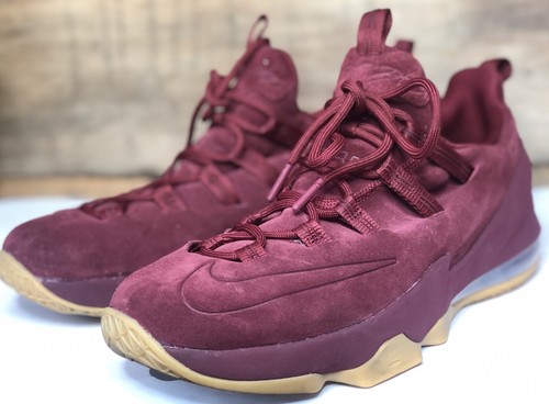 lebron 13 low burgundy
