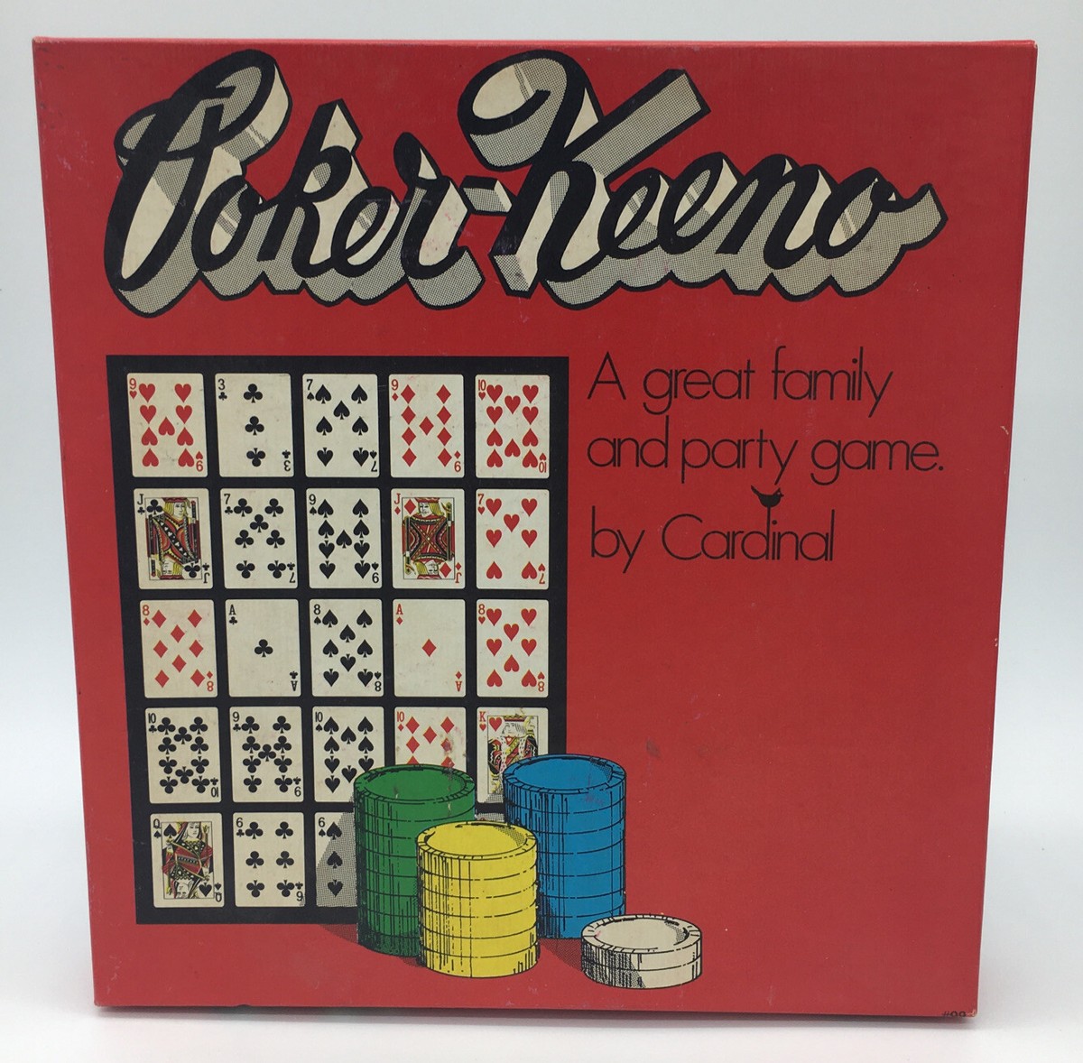 Vintage Poker-Keeno Game by Cardinal #99 Unused Open Box Sealed