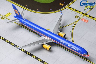 Herpa Modellflugzeug Icelandair Boeing 757-300 100 Years Icelandic Independence - TF-ISX Þingvellir Miniatur im Maßstab 1:500, Sammlerstück, Flugzeug Modell ohne Standfuß, Metall