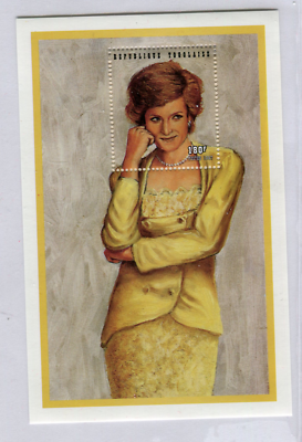 princess diana in yellow dress International Collectors Society Princess Diana Yellow Dress Togo Stamp