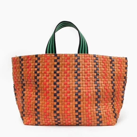 clare v woven tote