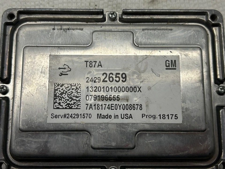 OEM 2020-2023 Chevrolet Silverado 1500 Engine Computer Control Module 079196555 - Image 3 of 3