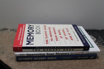 3 memory books--Memory Book; Improving Your Memory; Ultimate Memory Magic