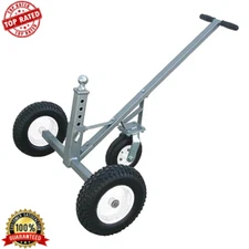 Heavy Duty Adjustable Trailer Dolly 800lb Capacity Portable 12In Flat Free Tires