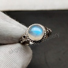 Rainbow Moonstone Ring 925 Sterling Silver Ring Handmade Fine Ring All Size