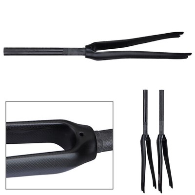 EC90 1-1/8'' 700C Front Fork Road Bike Rigid Bicycle Cycling Carbon Fiber Forks