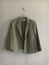 Le Suit Size 14W Jade Green Blazer Women Jacket Formal Stylish