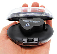 Black  Illuminated Jewelry Magnifier Foldable Magnifying Glass 30X 60X with LED