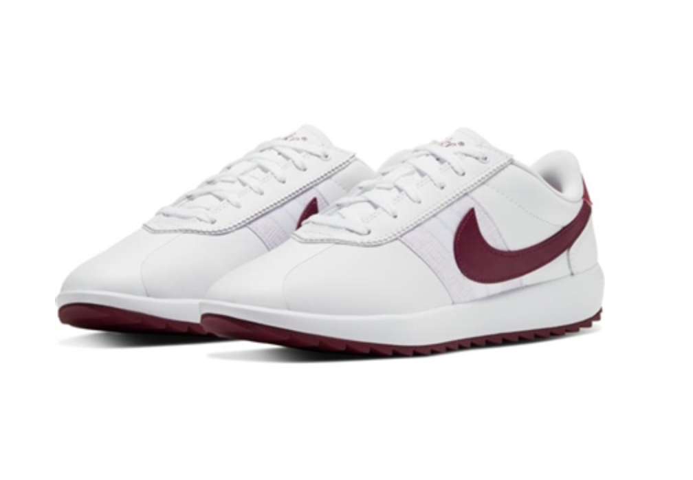 Nike Women's Cortez G Golf Shoe - White 