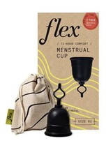 Flex Cup Starter Kit Ajuste Completo - Talla 02 | Copa Menstrual Reutilizable + 2 Hombres Gratis...
