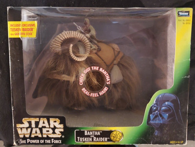 BANTHA & TUSKEN RAIDER Star Wars Figures / 1998 Hasbro Power