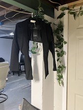 Women  s Black Vest Size Large