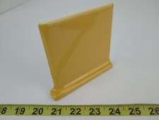 Nuevo NOS Daltile Azulejo Cerámico Amarillo Mostaza QTC1 4-1/4" Base Cala Esquina Derecha