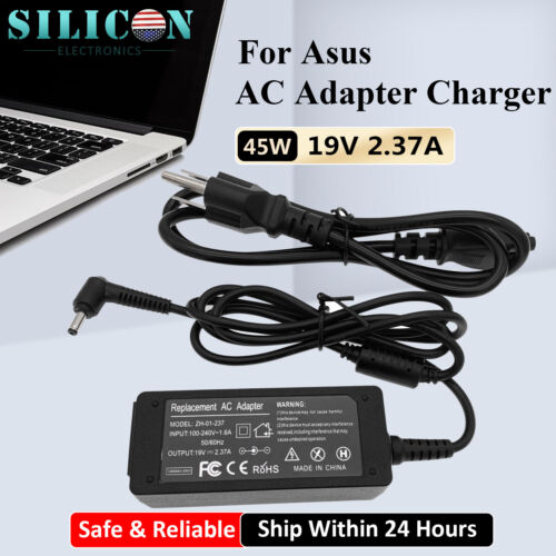 45W 2.37A 19V AC Adapter Power Charger For Asus Q304UA Q504UA Q324UAK Q303UA