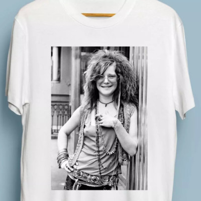 Janis Joplin poster T Shirt Full Size S-5XL