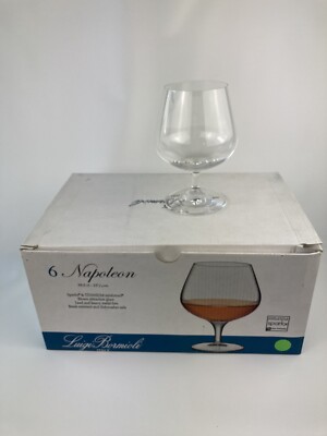 Luigi Bormioli Napoleon Michelangelo￼ 13.25 oz. Brandy Cognac Wine Glasses 6 pcs
