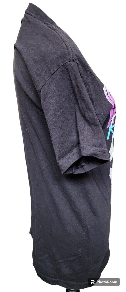 FILA T shirt nera hip hop Death Row Records 213 taglia small