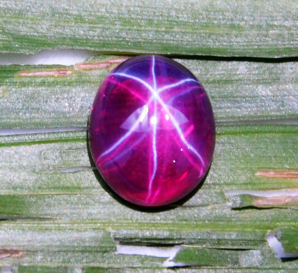 17.15 Ct Natural Red Star Ruby Cabochon Cut CERTIFIED Loose Gemstone 6 Rays - Image 2 of 4
