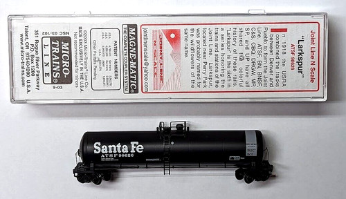 Coche tanque combustible diésel MTL S Micro-Trains Special Run 3.102 Santa Fe ATSF 98626 | Zustand: New