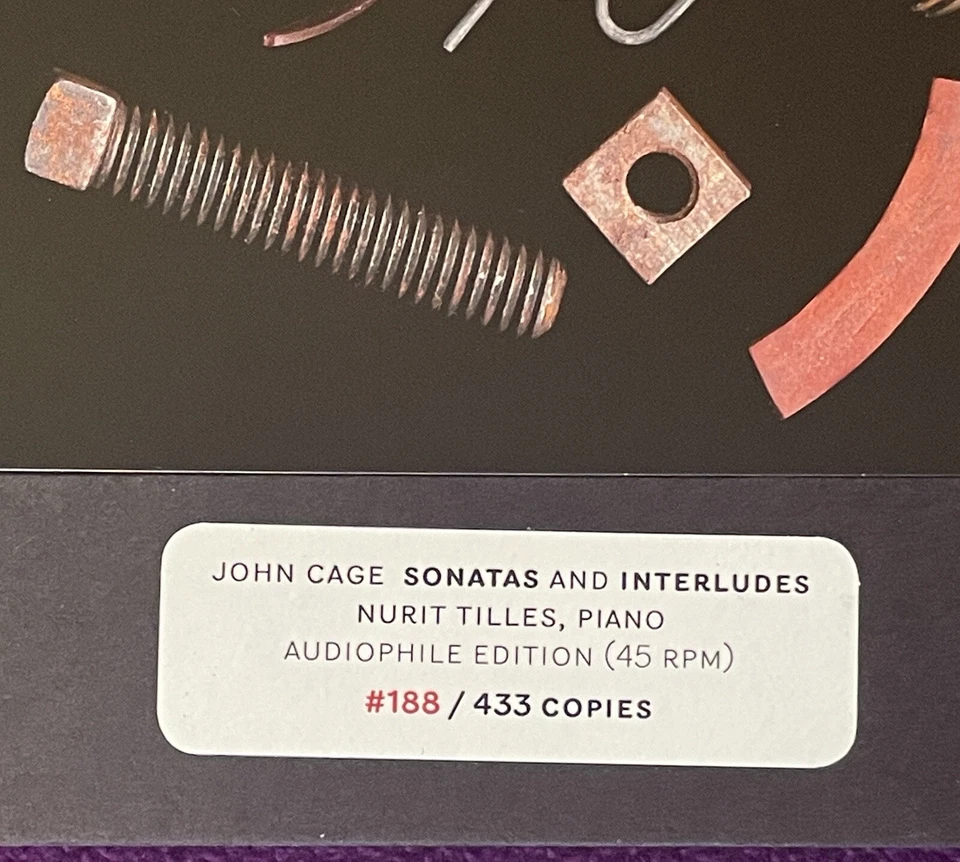 JOHN CAGE - SONATAS AND INTERLUDES - NURIT TILLES (Limited Ed. 3-LP Box, 200g) - Image 4 of 4