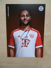 Serge Gnabry "Bavaria Munich" autograph signed 10x15 cm postcard 2023/24