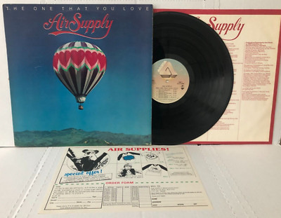 Air Supply THE ONE THAT YOU  LOVE 1981 Arista + Air Supplies Insert VG+/VG