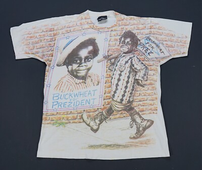 Rare Vintage Buckwheat For Prezident Prez Little Rascals All Over 