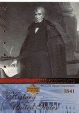 2004 Upper Deck History of the United States #TP9 William Henry Harrison