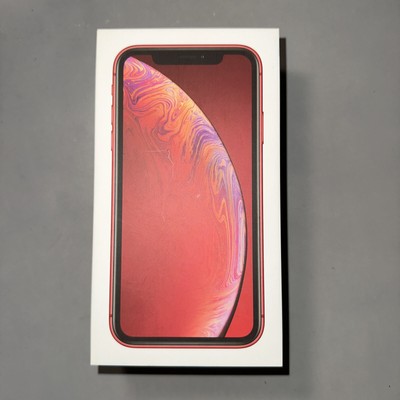 iPhone XR Red 64 gb Box Only Empty Box Great Condition (Product) Red