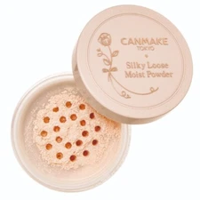 Canmake Silky Loose Moist Powder 01 Silky Beige Finishing From Japan Bundle OK!