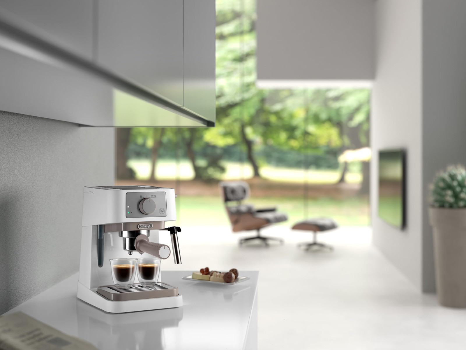 De'Longhi Macchina da caffè manuale Stilosa EC260 W pressione 15 bar sistema foto 4