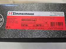 2x ZIMMERMANN Bremsscheibe COAT Z 400.3678.20 f&uuml;r MERCEDES CLA W176 C117 W242