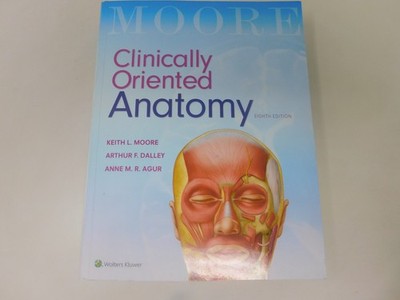 Clinically Oriented Anatomy 8th edition USED GOOD Keith Moore