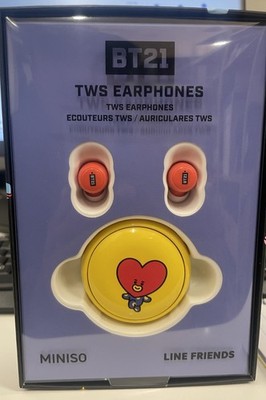 BT21 TWS Earphones Wireless Collect Line Friend Miniso TaTa Portable NEW