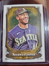2024 TOPPS CARD ALLEN & GINTER JULIO RODRIGUEZ SEATTLE MARINERS #1 NM