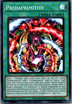 Predaprimitive 1st Edition Super Rare Blazing Dominion BLZD-EN055 NM
